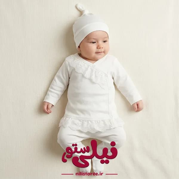 ست 9 تکه نوزاد طرح گل برند دانالو Danaloo — تصویر ۲