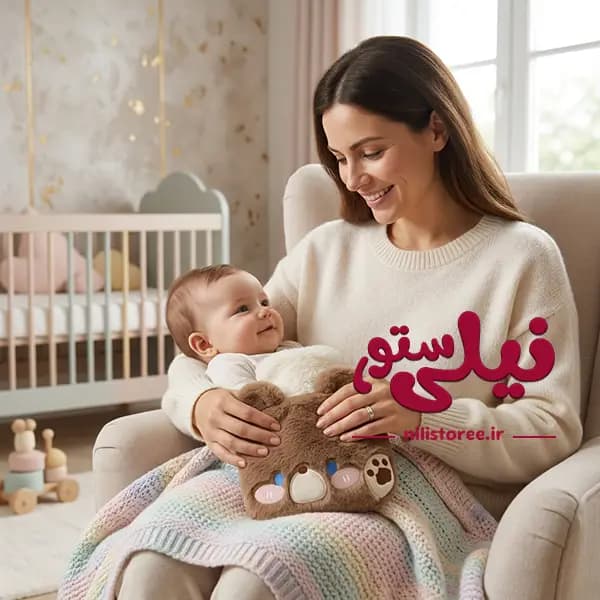 کیسه آب گرم جیب دار مخملی