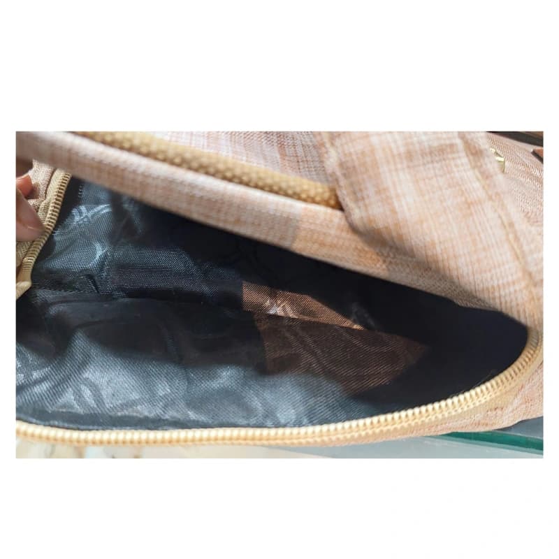 کیف لوازم مادر و نوزاد Fashion Style – کرمی ملانژ — تصویر ۳