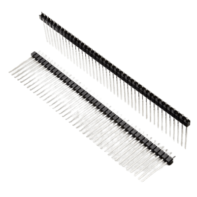 PIN HEADER 1×40 17MM پین هدر نری صاف مس