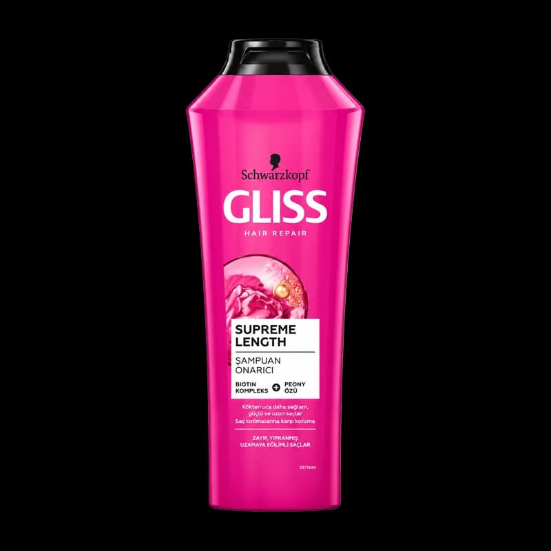 شامپو سر گلیس صورتی 400 میل | Schwarzkopf Gliss Supreme Length