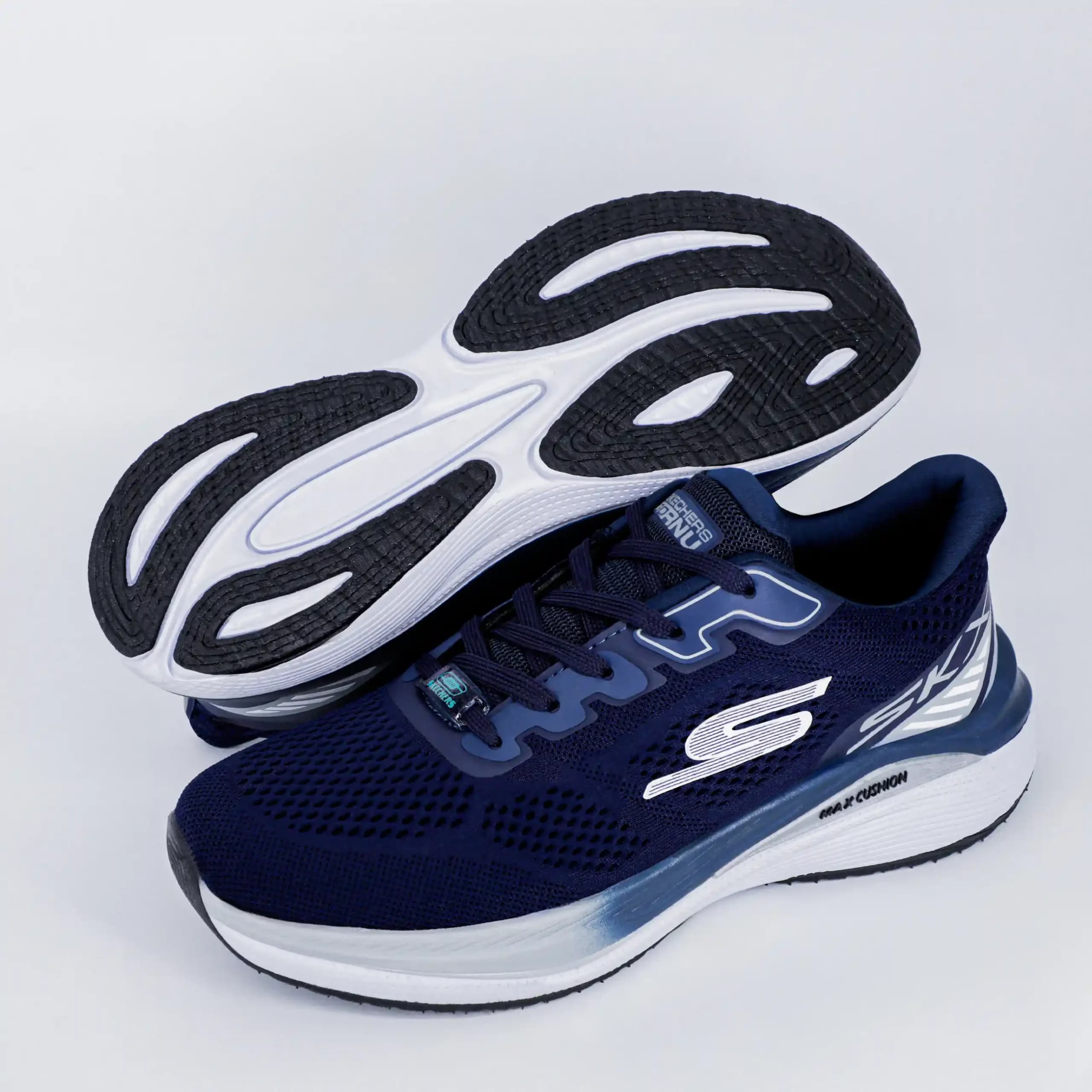 کتونی اسکیچرز Skechers مردانه سرمه ای کد 2650 — تصویر ۲