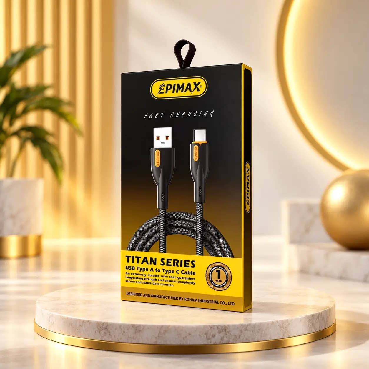 کابل USB به Type-C اپیمکس مدل EC-139 — تصویر ۲