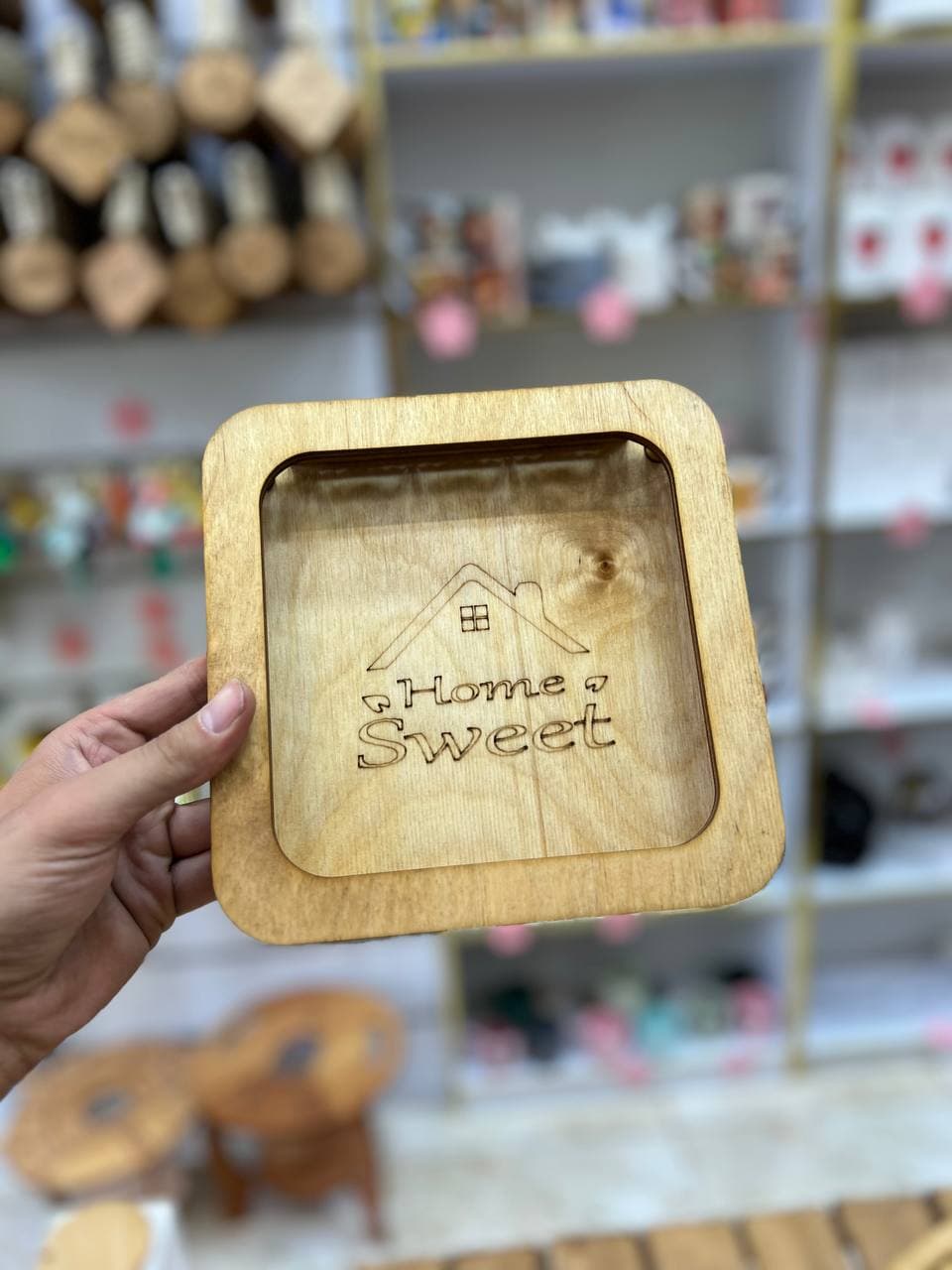 سینی ۳سایز مربع مشبک — تصویر ۳