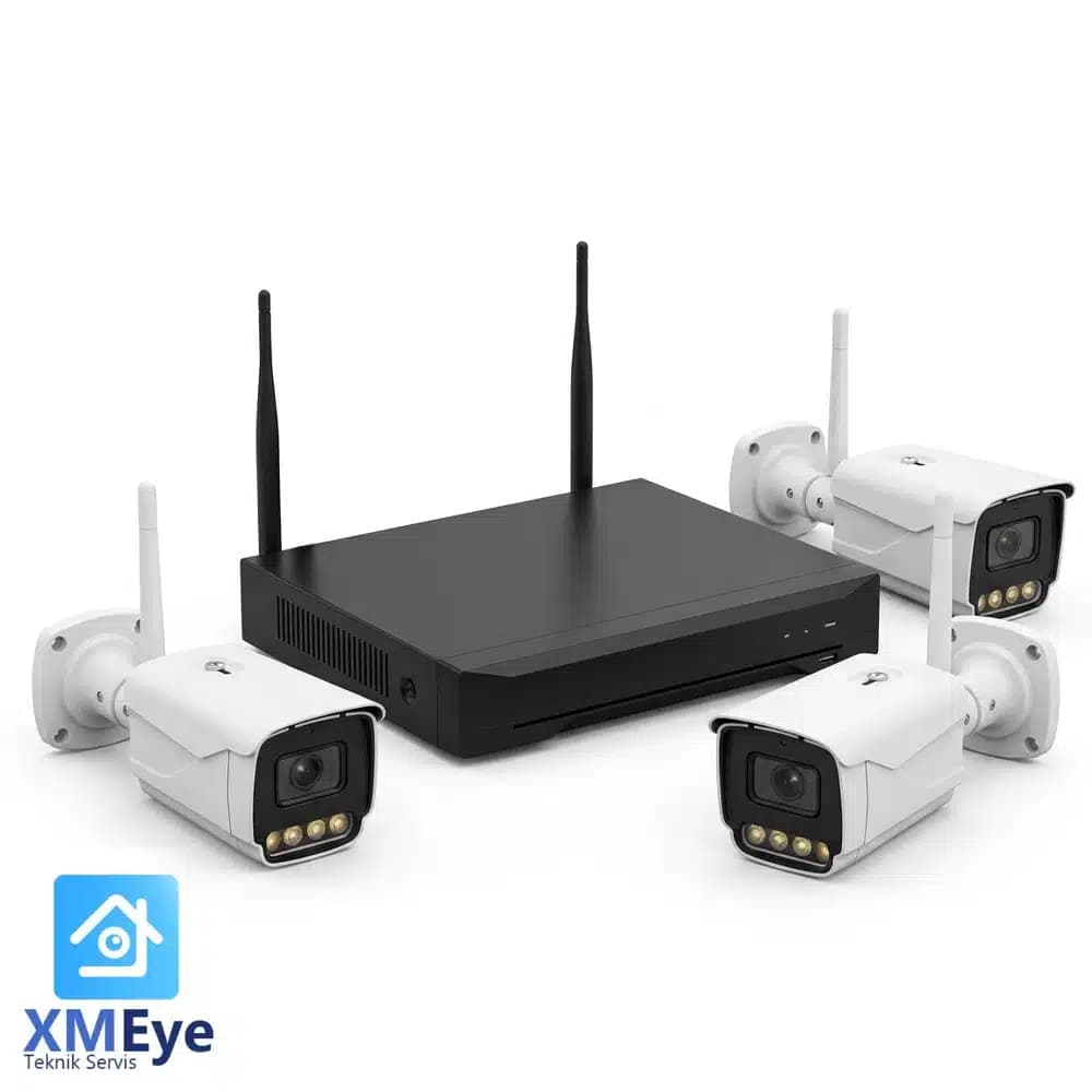 پک ۳ دوربین مداربسته بی سیم ۳ مگاپیکسل XMEYE میکروفن دار