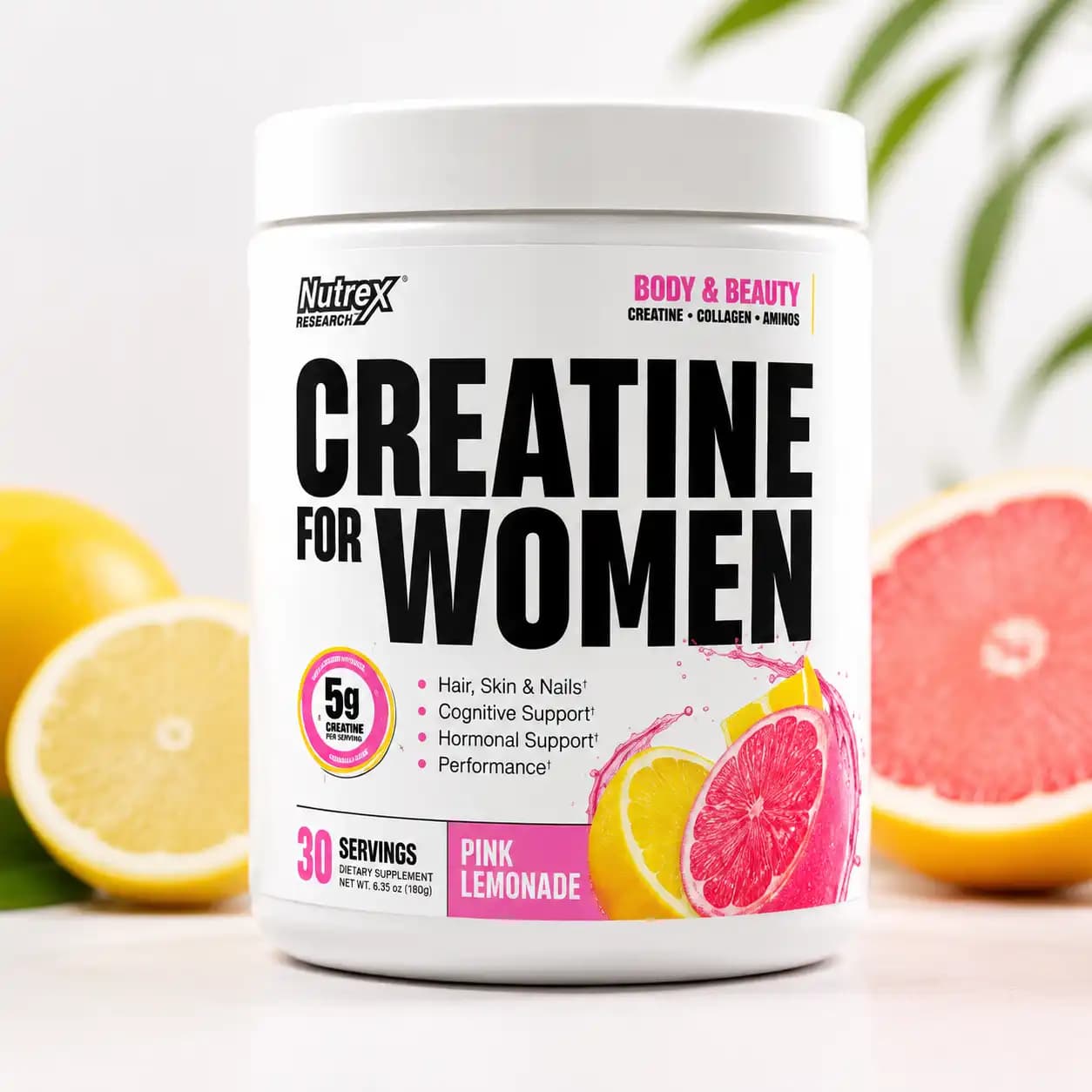 کراتین فور وومن ناترکس با طعم پینک لیموناد | Nutrex Creatine for Women — تصویر ۲