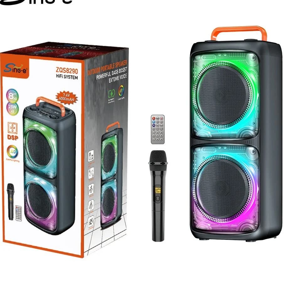 اسپیکر شارژی ZQS 8290 — تصویر ۳