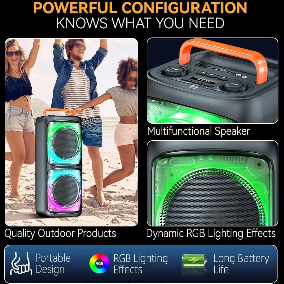اسپیکر شارژی ZQS 8290 — تصویر ۵