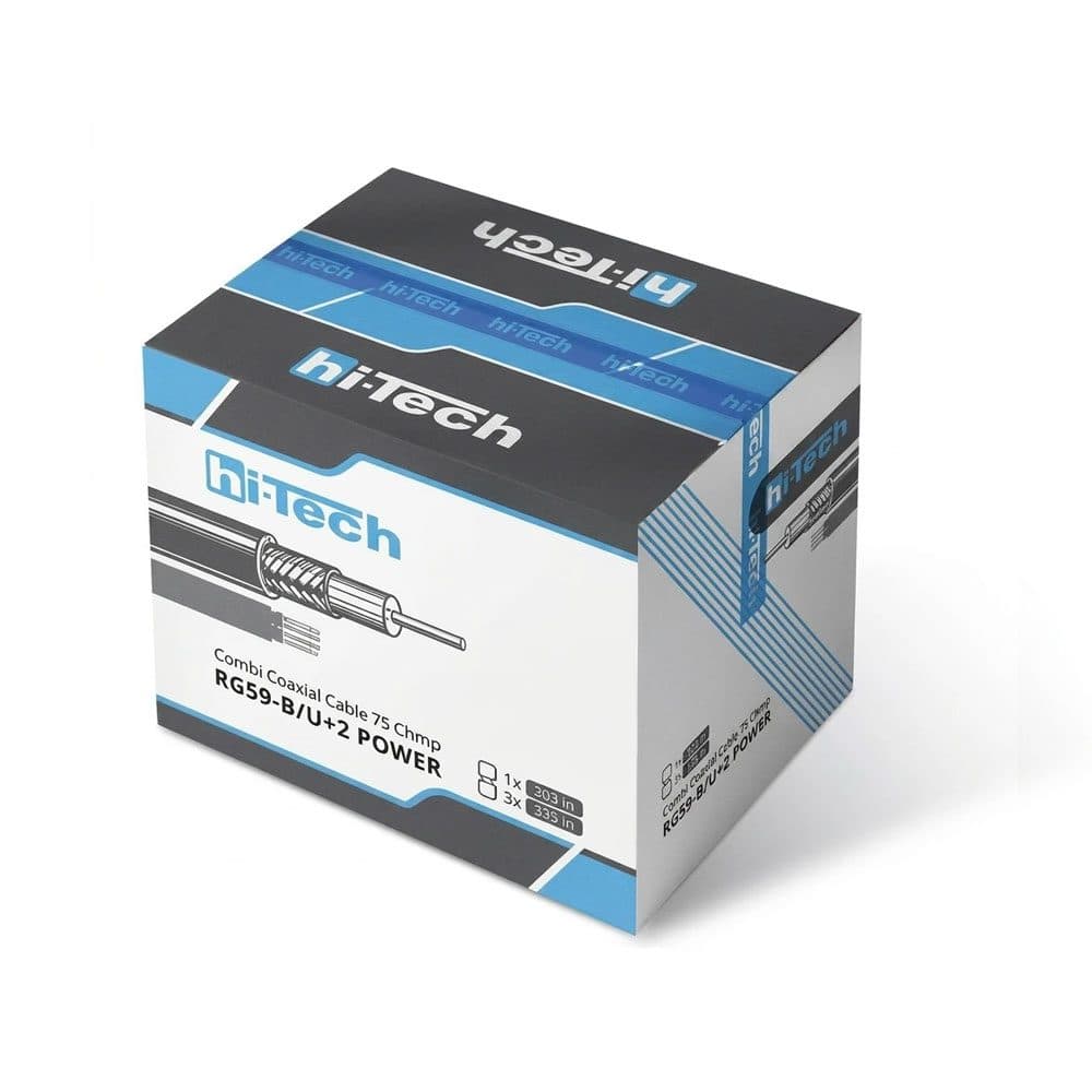 کابل کواکسیال ترکیبی RG59+POWER هایتک ۹۶ رشته مدل HC 740P