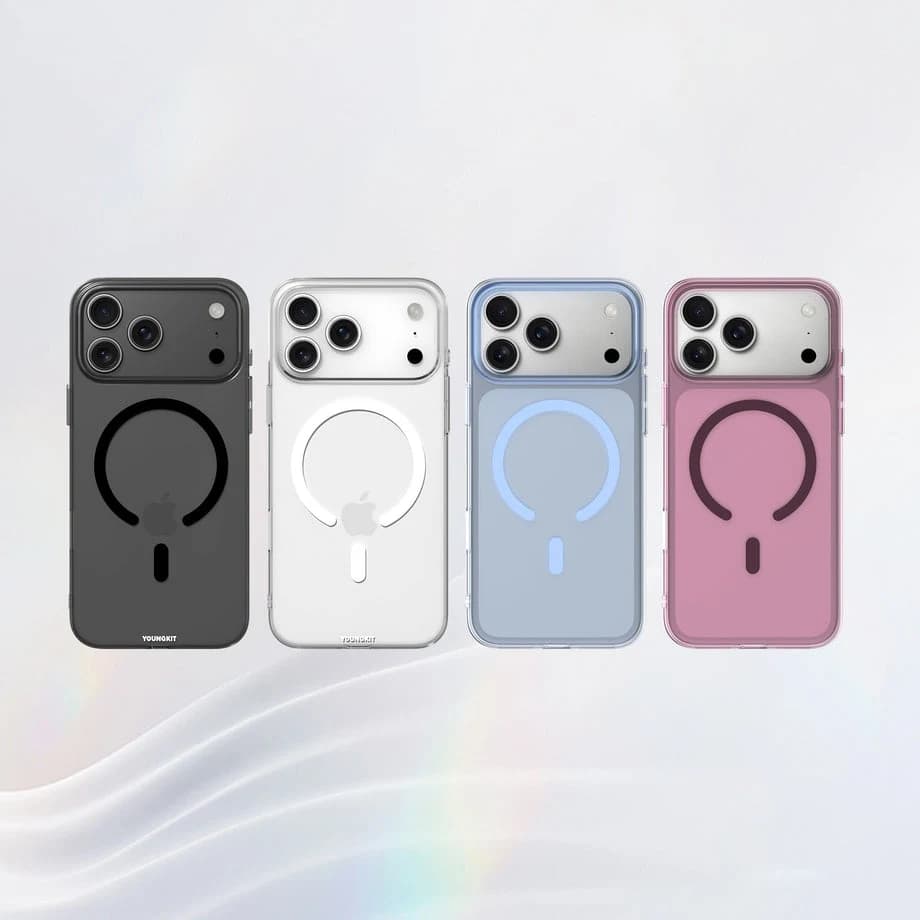 قاب شفاف آیفون از برند یانگ کیت / YoungKit مدل Transparent Crystal Clear Case
