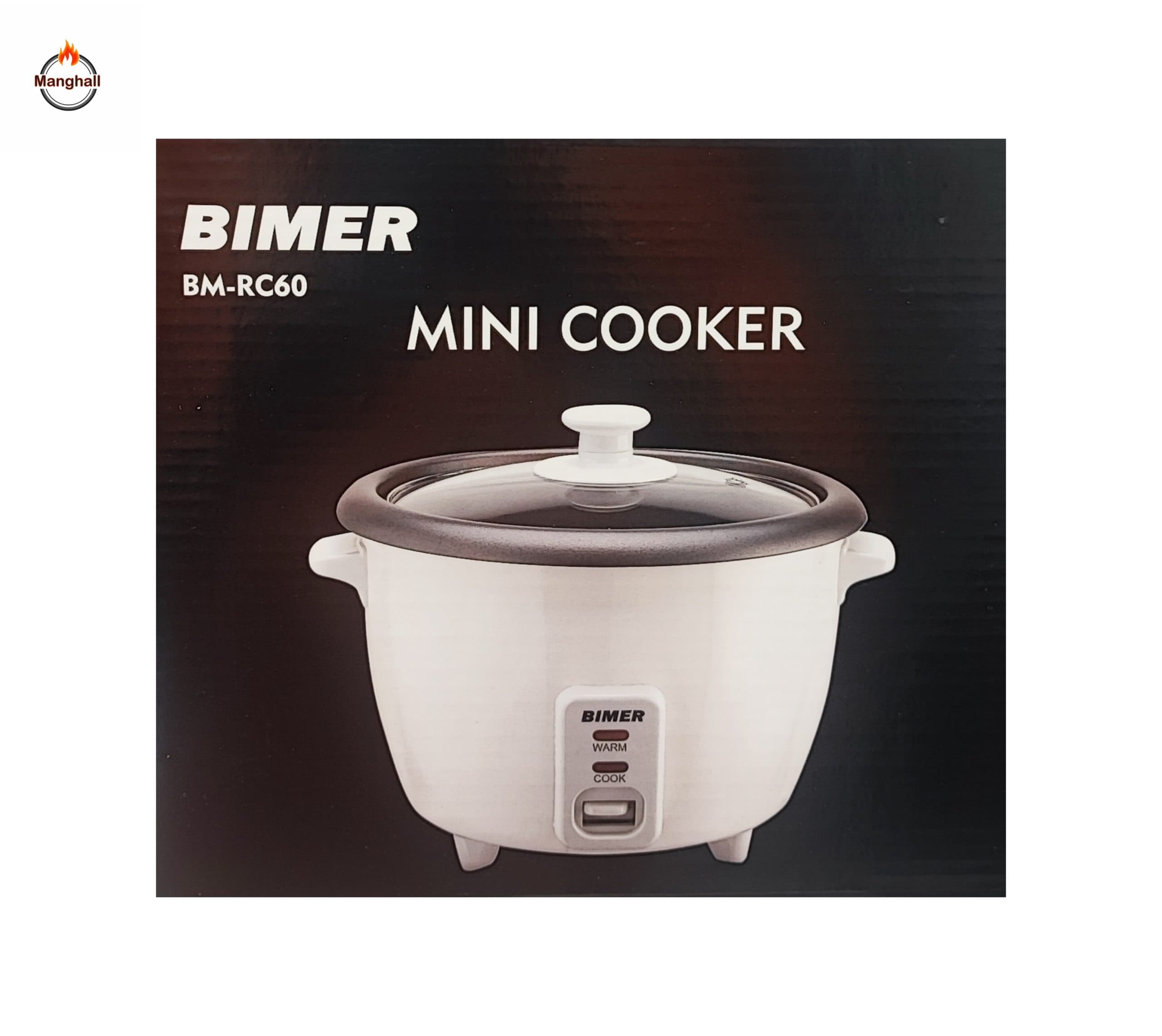 پلوپز دو نفره بیمر مدل BM-RC60-گارانتی25ماهه بیمر — تصویر ۳