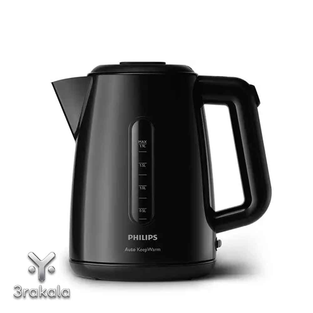 چای ساز فیلیپس HD7301/00 با کتری 1.9 لیتری و قوری شیشه‌ای 0.9 لیتری — تصویر ۲