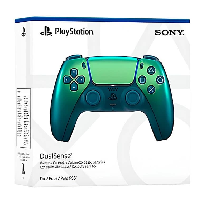 دسته بازی SONY ps5 DualSense Chroma Teal پلمپ — تصویر ۵