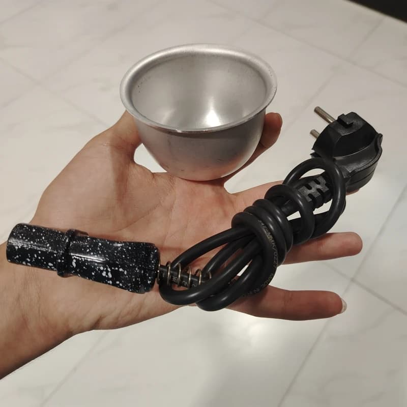 کیک پز برقی لاوان الکتریک مدل شعله – رنگ نسکافه ای — تصویر ۷