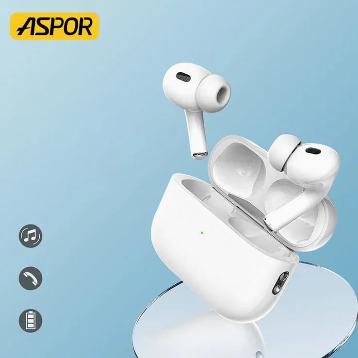 هندزفری بلوتوثی ایرپاد ASPOR مدل A620 ANC — تصویر ۵