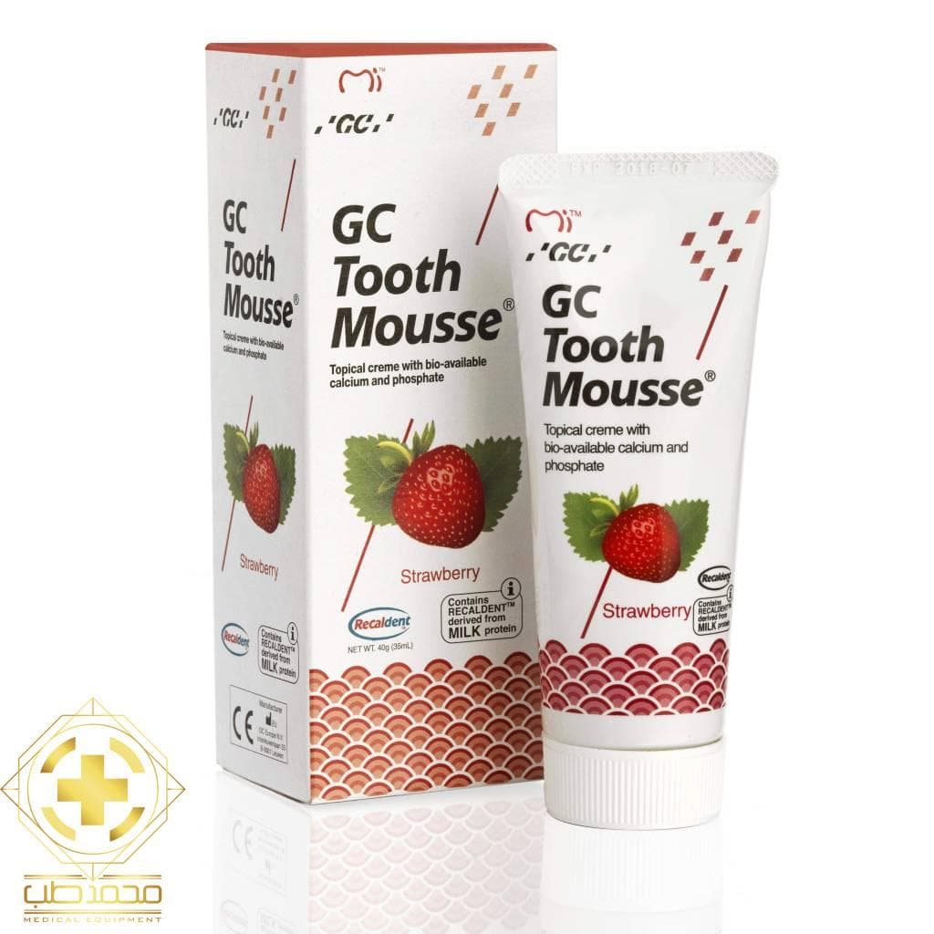 خمیر دندان جی سی توس موس Tooth Mousse ماسک ضد پوسیدگی