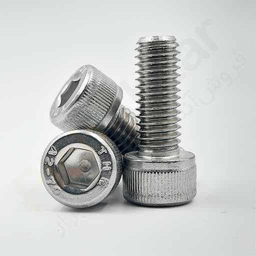 پیچ آلن باسر استیل 304 سایز 12*4