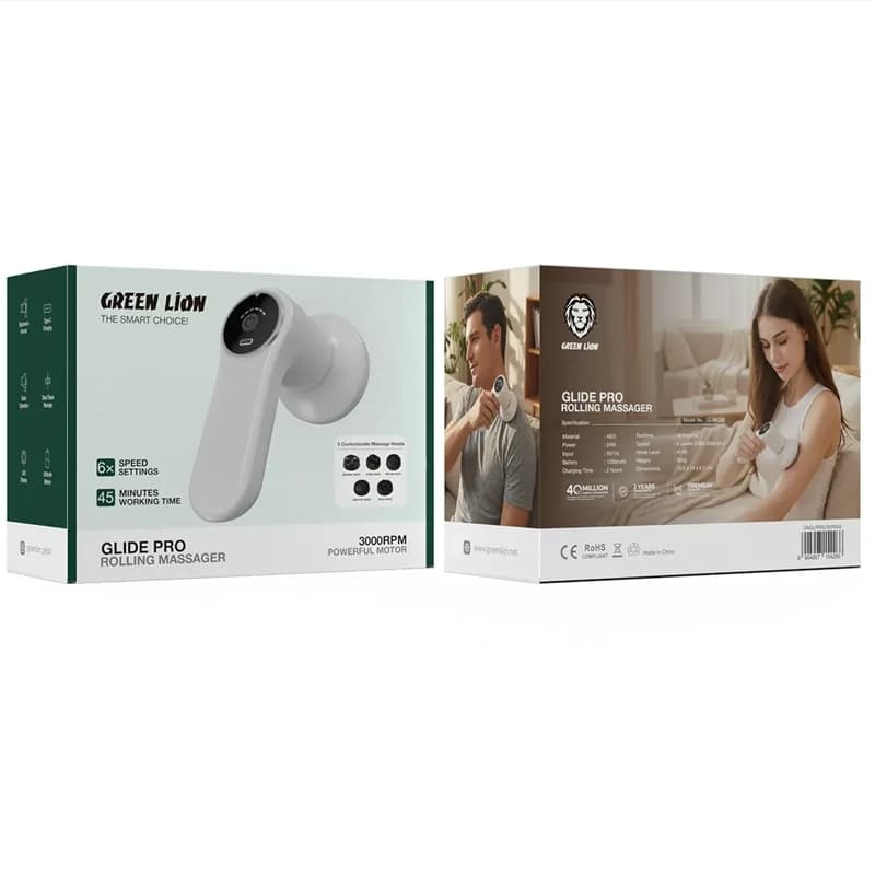 ماساژور غلتکی دستی گرین لاین مدل Glide Pro — تصویر ۵