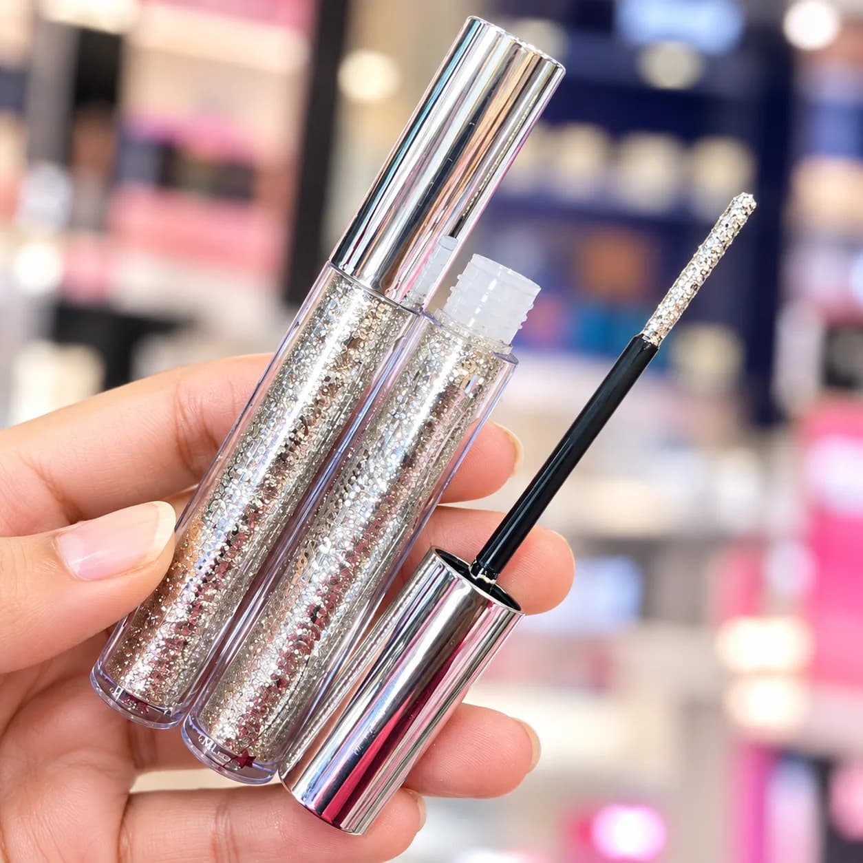 ریمل اکلیلی برفی گلف گرل Gulf Girl مدل Glitter Mascara — تصویر ۵