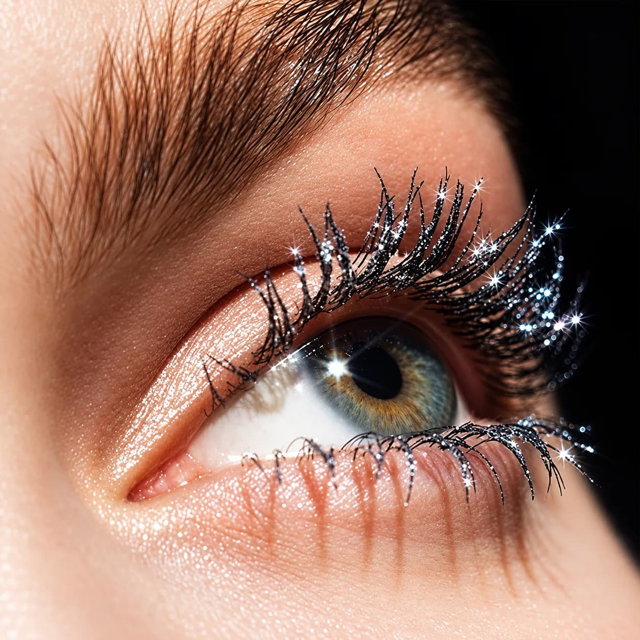 ریمل اکلیلی برفی گلف گرل Gulf Girl مدل Glitter Mascara — تصویر ۴