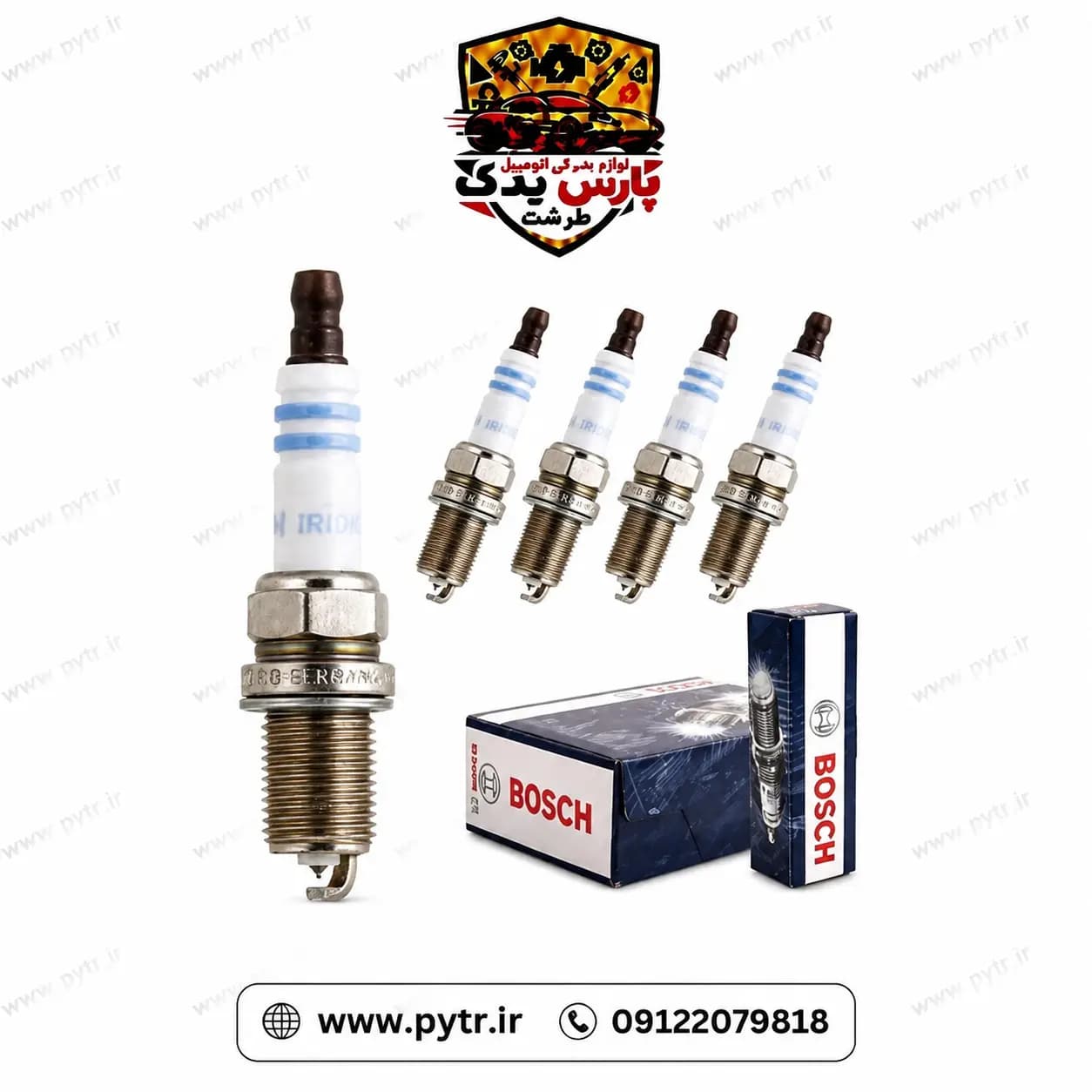 شمع سوزنی ایریدیم بوش اصلی آلمان FR8DI30-9775