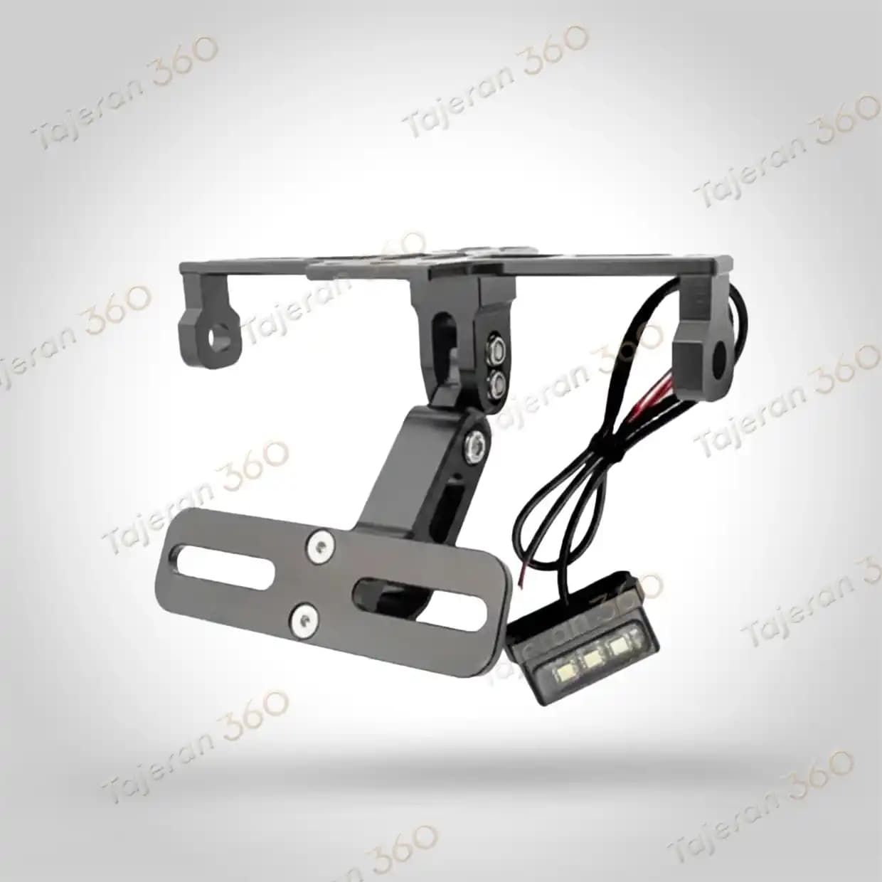 پایه پلاک اسپرت CNC چراغ دار کد0029