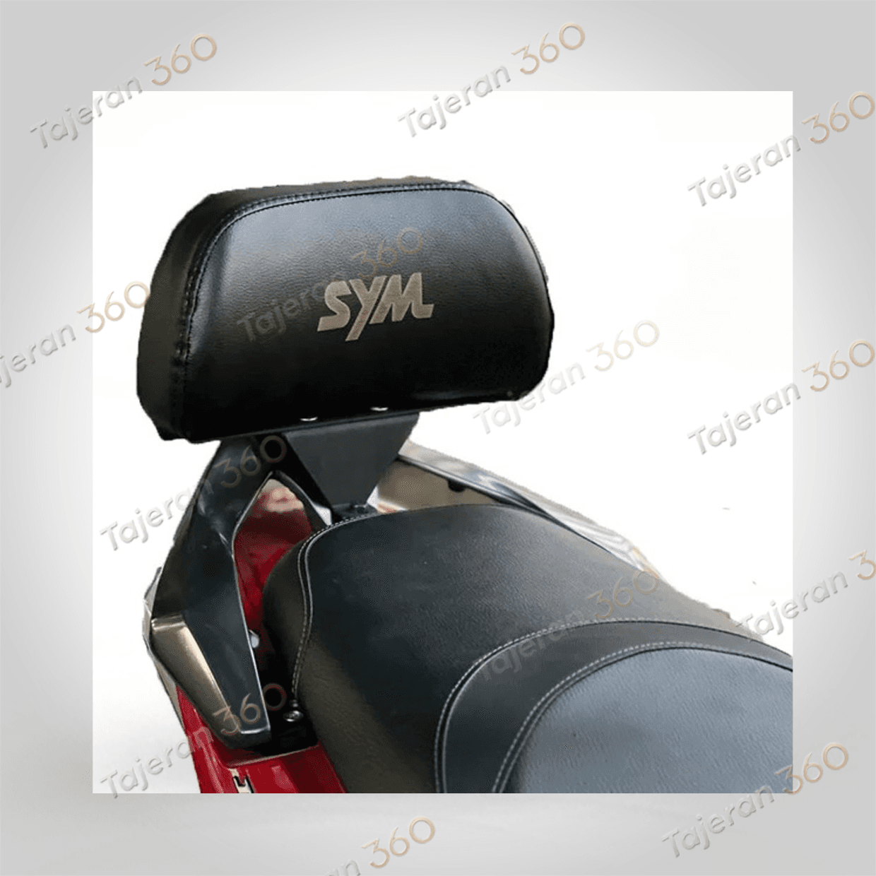 پشتی زین ( بک رست ) ثابت موتور سیکلت JT200 SYM — تصویر ۳