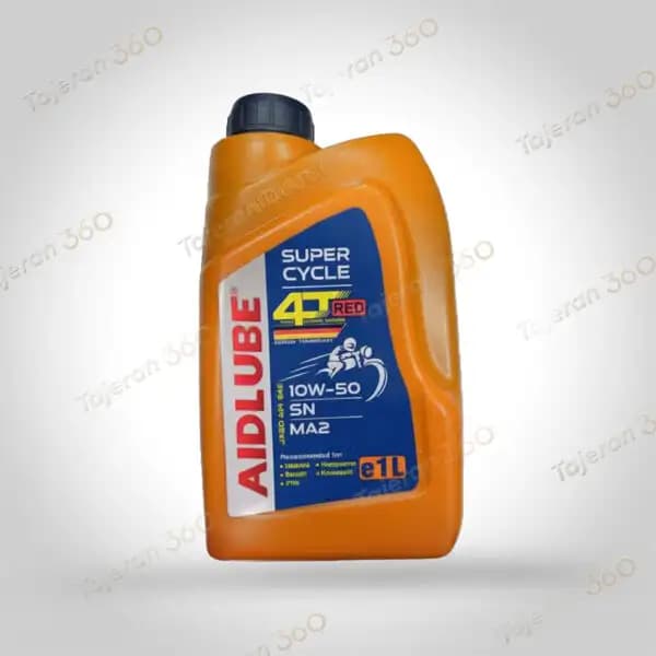 روغن موتور ایدلوب Aidlube RED 10W50 JASO MA2 SN حجم 1 لیتر