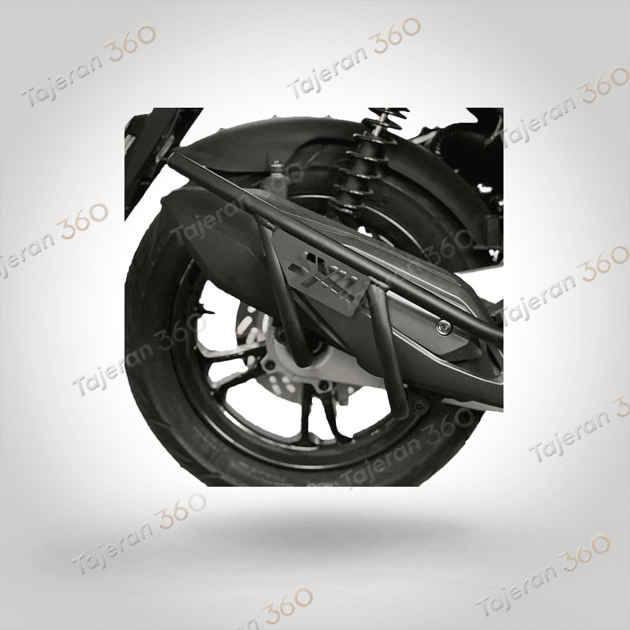 گارد عقب (محافظ اگزوز و هواکش) SYM JT200 ABS & JT200 — تصویر ۲
