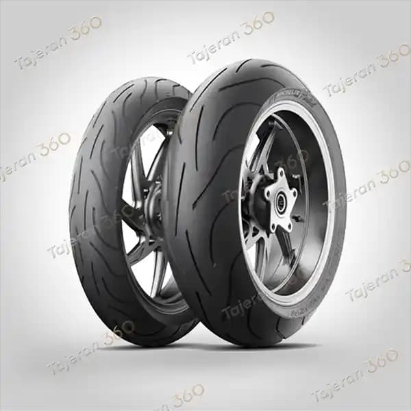 لاستیک Michelin میشلن 2CT PILOT POWER پایلوت پاور سایز 190/50/17 و 120/70/17