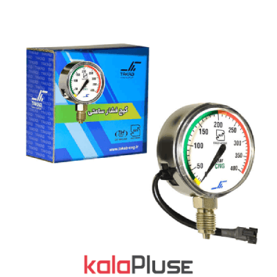 گیج فشار گاز CNG عقربه ای سنسور داخل تکاب