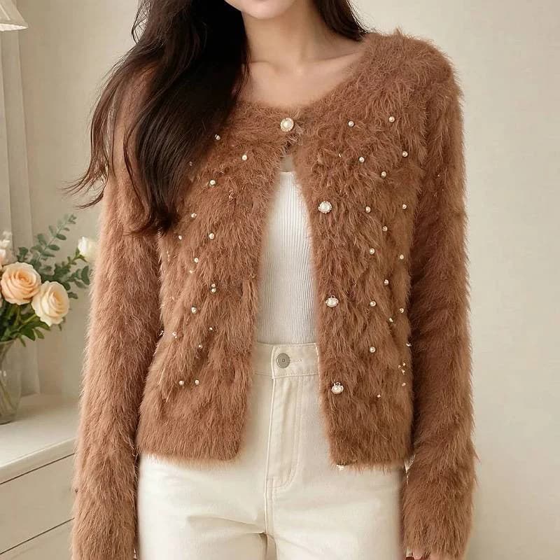 ژاکت موهرکوتاه زنانه وارداتی ترک/کد29934 — تصویر ۲