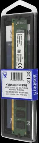 رم دسکتاپ DDR3 تک کاناله 1333 مگاهرتز CL9 کینگستون مدل KVR1333D3N9/4G ظرفیت 4 گیگابایت کارکرده — تصویر ۳