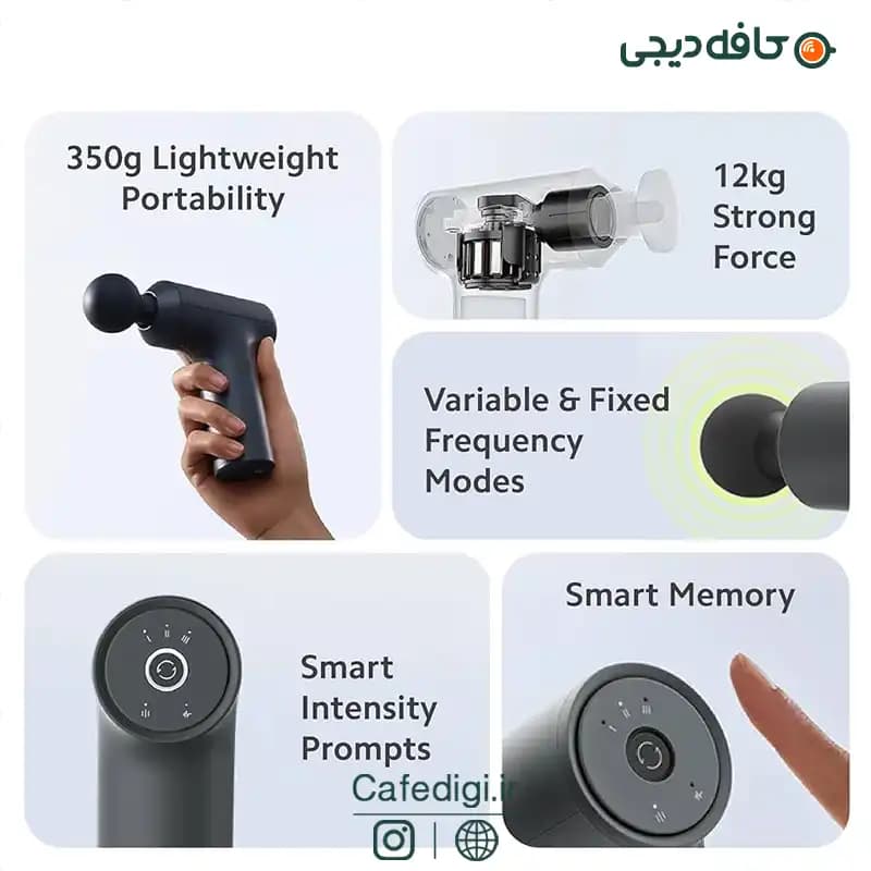 ماساژور تفنگی شیائومی Xiaomi Mini 2 — تصویر ۶