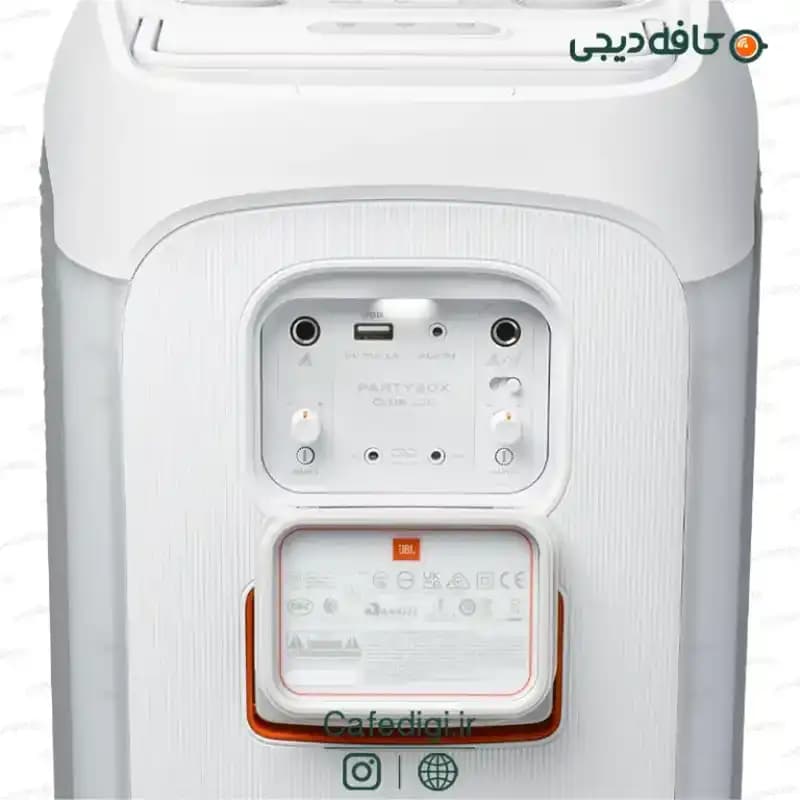 اسپیکر جی بی ال JBL PartyBox Club 120 سفید — تصویر ۵