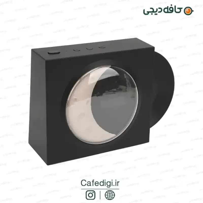 اسپیکر بلوتوثی و ساعت طرح ماه Vinyl Record — تصویر ۶
