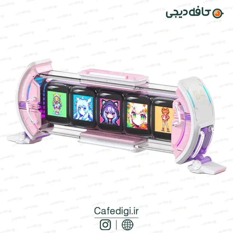 نمایشگر پیکسلی Divoom Times Gate Pixel Art | خرید ساعت هوشمند رومیزی با طراحی پیکسلی — تصویر ۸