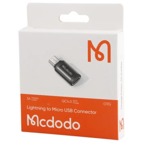 تبدیل OTG لایتنینگ به میکرو یو اس بی مک دودو OT-771 — تصویر ۲