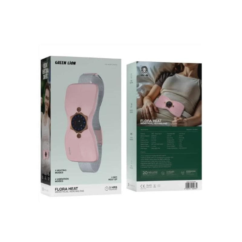 ماساژور گرمکننده قاعدگی گرینلاین مدل Green Lion flora heat — تصویر ۲