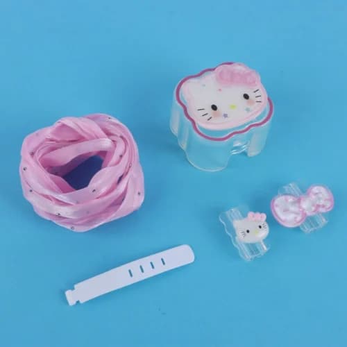 ست محافظ کابل و کلگی شارژر آیفون طرح Kitty کد 2