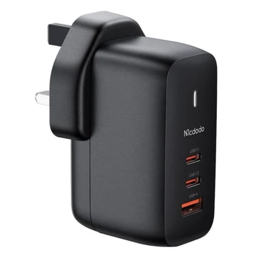 شارژر دیواری 65 وات مک دودو CH-844 GaN QC4.0 PD3.0 5A + کابل تبدیل تایپ سی — تصویر ۳