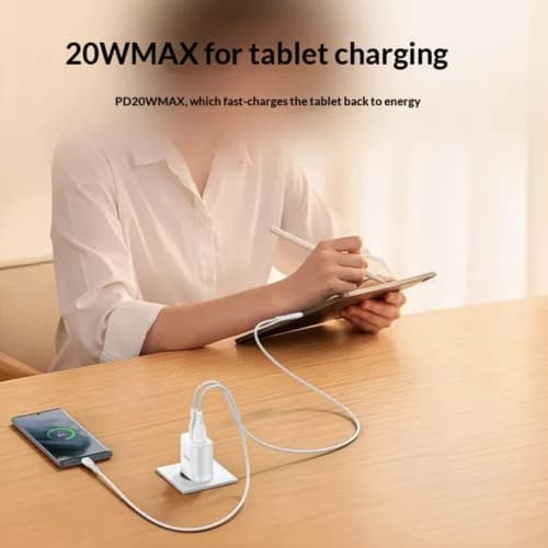 شارژر دیواری 20 وات یسیدو YC106 GaN QC PD 3A + کابل تبدیل تایپ سی — تصویر ۴
