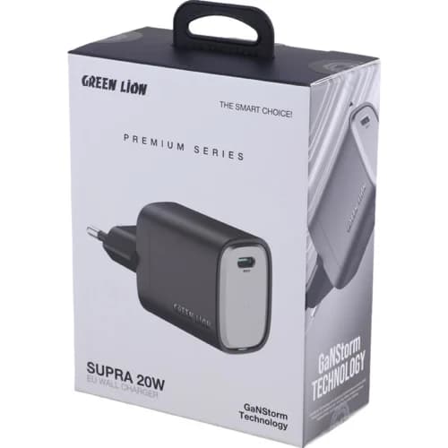 شارژر دیواری 20 وات گرین لاین Supra GL-WC31 GNSPD20WEU GaN PD 3A — تصویر ۸