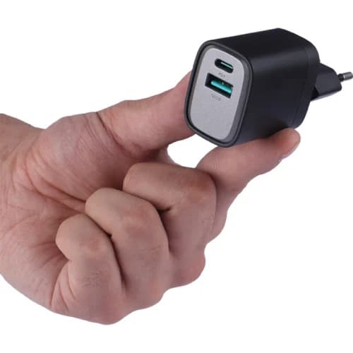 شارژر دیواری 22.5 وات گرین لاین Supra GL-WC34 GNG225EUTC GaN QC3.0 PD 3A + کابل تبدیل تایپ سی — تصویر ۶