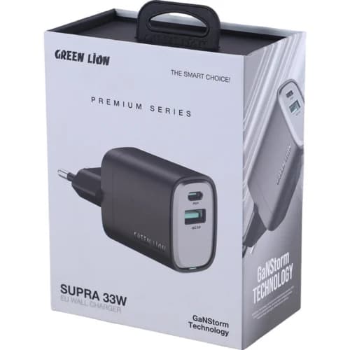 شارژر دیواری 30 وات گرین لاین Supra GL-WC35 GN33W1C1AEU GaN QC3.0 PD — تصویر ۷