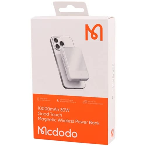 پاور بانک بی سیم فست شارژ مک دودو MC-593 PD 30W ظرفیت 10000 میلی آمپر ساعت — تصویر ۲