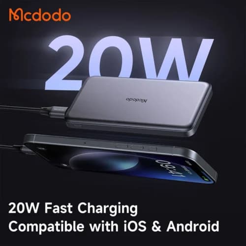 پاور بانک فست شارژ مک دودو MC-378 PD 20W ظرفیت 10000 میلی آمپر ساعت — تصویر ۴