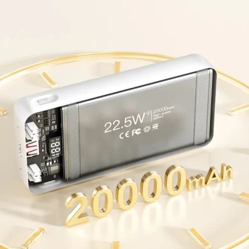 پاور بانک فست شارژ اوی P57K PD 22.5W ظرفیت 20000 میلی آمپر ساعت — تصویر ۷