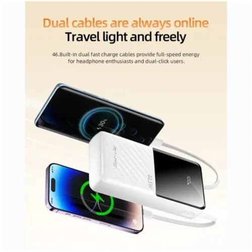 پاور بانک فست شارژ اوی P57K PD 22.5W ظرفیت 20000 میلی آمپر ساعت — تصویر ۸