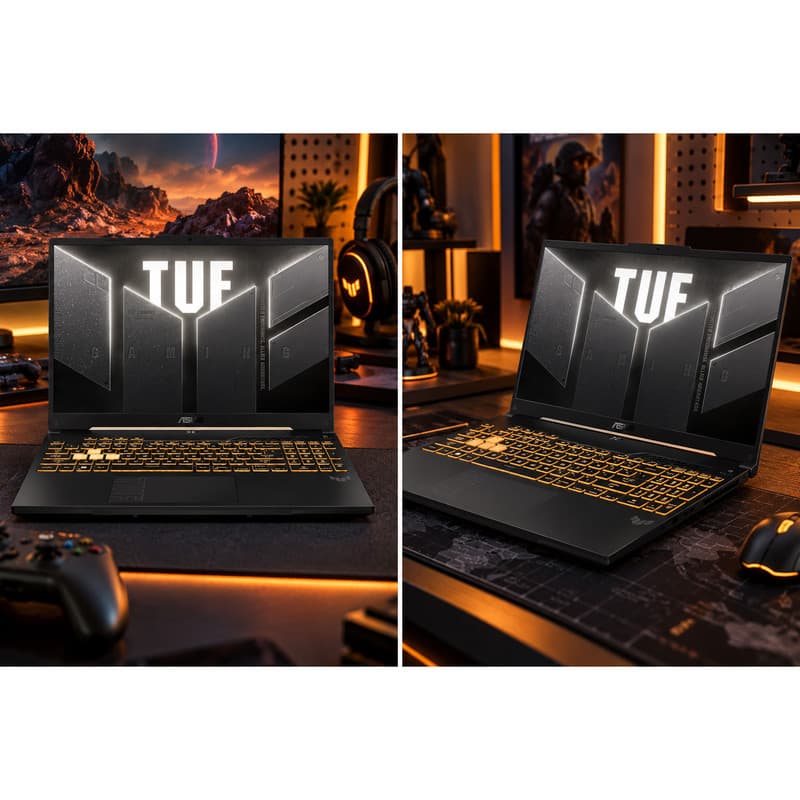 لپ تاپ 16 اینچی ایسوس مدل TUF Gaming F16 FX607JR-Core 5 205H-RTX3050 6GB-16GB DDR5 5600MHz-512GB SSD-WUXGA 144Hz — تصویر ۶